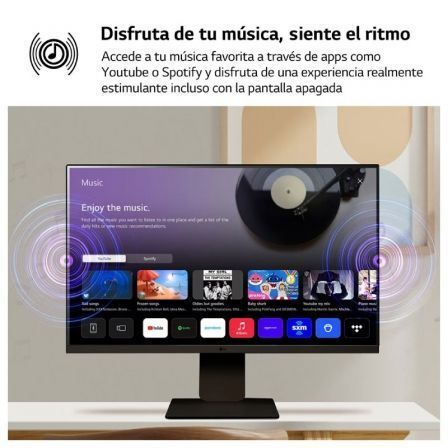 LG Smart Monitor MyView 27SR50F-B 27 pulgadas Full HD IPS HDR10 Negro